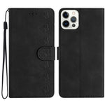 Étui de téléphone en cuir gaufré Sept Papillons, Pour iPhone 14 Pro Max, Pour iPhone 13 Pro Max, Pour iPhone 13 Pro, Pour iPhone 13, Pour iPhone 13 mini, Pour iPhone 12, Pour iPhone 12 Pro Max, Pour iPhone 12 Pro