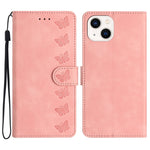 Étui de téléphone en cuir gaufré Sept Papillons, Pour iPhone 14 Pro Max, Pour iPhone 13 Pro Max, Pour iPhone 13 Pro, Pour iPhone 13, Pour iPhone 13 mini, Pour iPhone 12, Pour iPhone 12 Pro Max, Pour iPhone 12 Pro