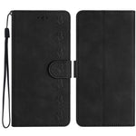 Coque de téléphone en cuir embossé Seven Butterflies, pour iPhone 16e / 17e, iPhone 17 Pro Max, iPhone 17 Pro, iPhone 17, iPhone Air, iPhone 16 Pro Max, iPhone 16 Pro, iPhone 16 Plus