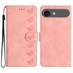 Coque de téléphone en cuir embossé Seven Butterflies, pour iPhone 16e / 17e, iPhone 17 Pro Max, iPhone 17 Pro, iPhone 17, iPhone Air, iPhone 16 Pro Max, iPhone 16 Pro, iPhone 16 Plus