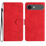 Coque de téléphone en cuir embossé Seven Butterflies, pour iPhone 16e / 17e, iPhone 17 Pro Max, iPhone 17 Pro, iPhone 17, iPhone Air, iPhone 16 Pro Max, iPhone 16 Pro, iPhone 16 Plus