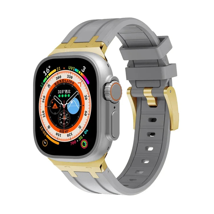 Bracelet de montre AP en silicone, pour Apple Watch 38 mm