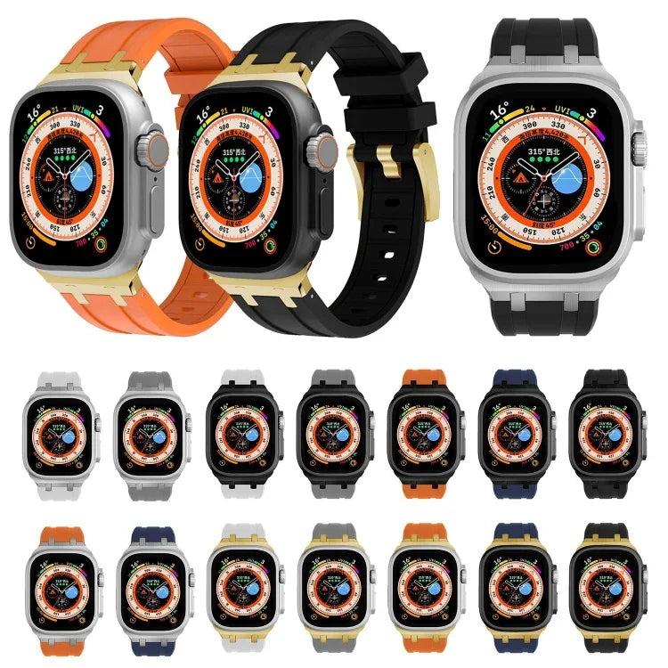 Bracelet de montre AP en silicone, pour Apple Watch 38 mm