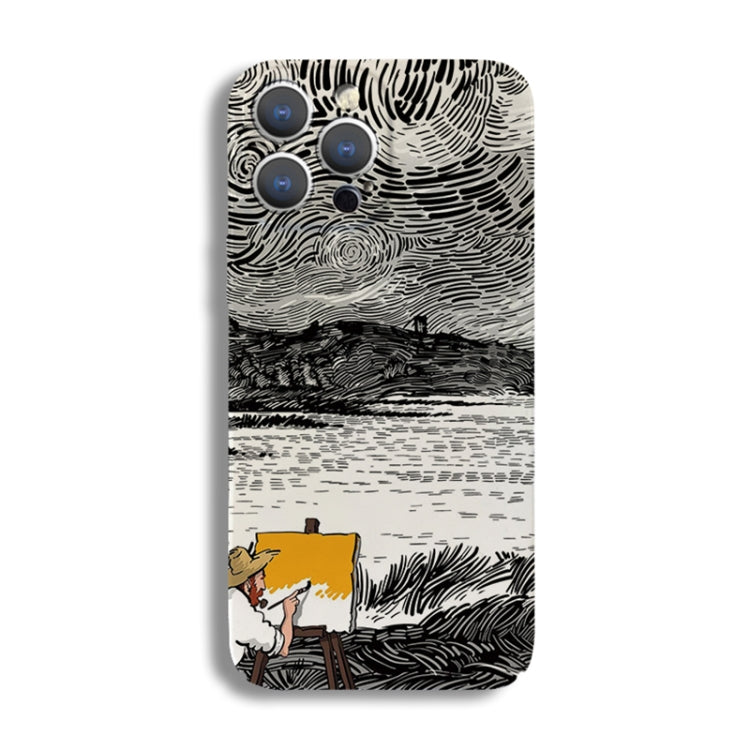 Precise Hole Oil Painting Pattern PC Phone Case, For iPhone 12 Pro, For iPhone 12 mini, For iPhone 11 Pro Max, For iPhone 11, For iPhone 11 Pro