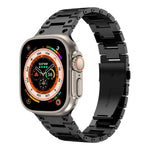 Bracelet de montre en métal à double rangée, pour Apple Watch Series 10 46mm, pour Apple Watch Series 10 42mm, pour Apple Watch SE 2023 44mm, pour Apple Watch SE 2023 40mm, pour Apple Watch Ultra 2 49mm, pour Apple Watch 9 45mm, pour Apple Watch 9 41mm