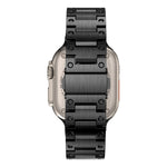 Bracelet de montre en métal à double rangée, pour Apple Watch Series 10 46mm, pour Apple Watch Series 10 42mm, pour Apple Watch SE 2023 44mm, pour Apple Watch SE 2023 40mm, pour Apple Watch Ultra 2 49mm, pour Apple Watch 9 45mm, pour Apple Watch 9 41mm