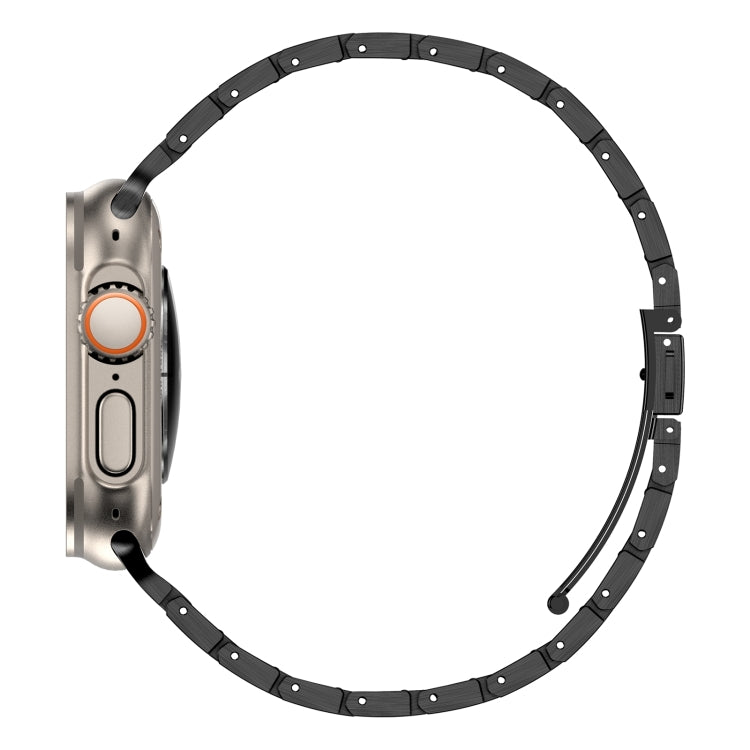 Bracelet de montre en métal à double rangée, pour Apple Watch Series 10 46mm, pour Apple Watch Series 10 42mm, pour Apple Watch SE 2023 44mm, pour Apple Watch SE 2023 40mm, pour Apple Watch Ultra 2 49mm, pour Apple Watch 9 45mm, pour Apple Watch 9 41mm