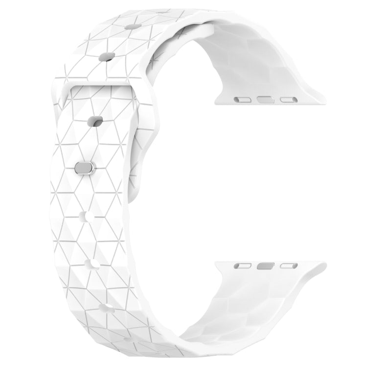 Bracelet de montre en silicone texturé Football, Pour Apple Watch 8 41mm, Pour Apple Watch 8 45mm, Pour Apple Watch SE 2022 40mm, Pour Apple Watch SE 2022 44mm