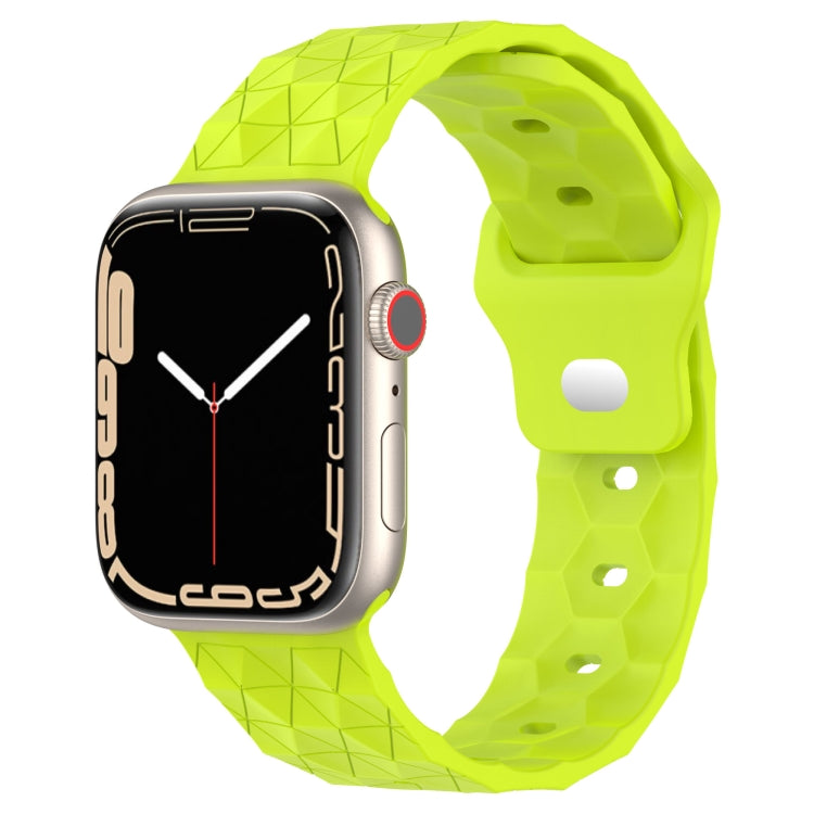 Bracelet de montre en silicone texturé Football, Pour Apple Watch 8 41mm, Pour Apple Watch 8 45mm, Pour Apple Watch SE 2022 40mm, Pour Apple Watch SE 2022 44mm