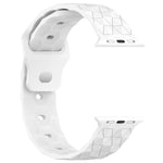 Bracelet de montre en silicone texturé Football, pour Apple Watch 7 41mm, pour Apple Watch 7 45mm, pour Apple Watch SE 40mm, pour Apple Watch SE 44mm