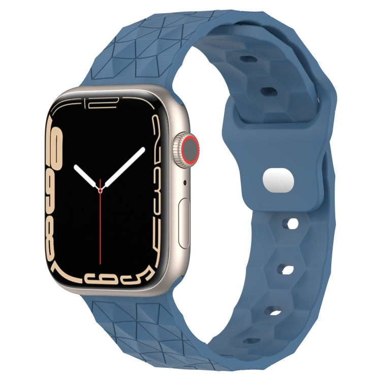 Bracelet de montre en silicone texturé Football, pour Apple Watch 6 40mm, pour Apple Watch 6 44mm, pour Apple Watch 5 44mm, pour Apple Watch 5 40mm