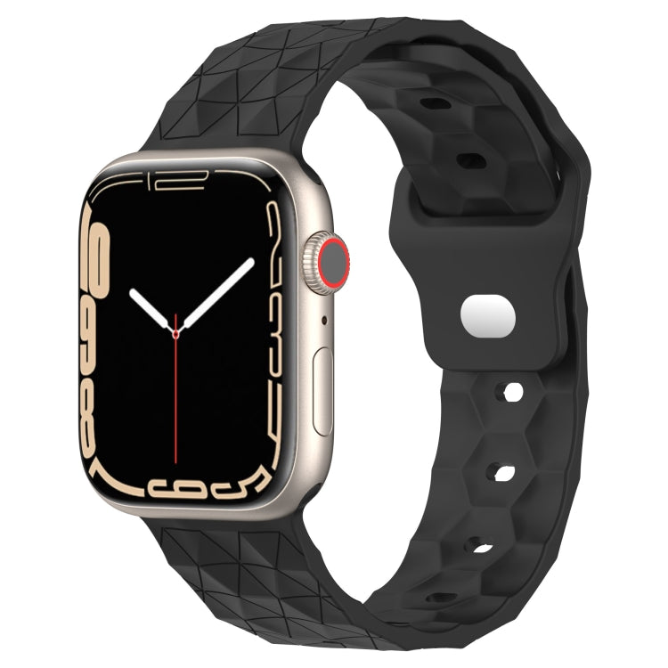 Bracelet de montre en silicone texturé Football, pour Apple Watch 6 40mm, pour Apple Watch 6 44mm, pour Apple Watch 5 44mm, pour Apple Watch 5 40mm