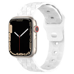 Bracelet de montre en silicone texturé Football, pour Apple Watch 6 40mm, pour Apple Watch 6 44mm, pour Apple Watch 5 44mm, pour Apple Watch 5 40mm