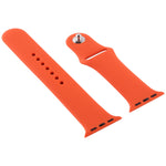 Bracelet de montre de remplacement en silicone, section courte (femme), pour Apple Watch Series 8&7 41mm / SE 2&6&SE&5&4 40mm / 3&2&1 38mm, pour Apple Watch Ultra 49mm / Series 8&7 45mm / SE 2&6&SE&5&4 44mm / 3&2&1 42mm