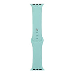 Bracelet de montre de remplacement en silicone, section courte (femme), pour Apple Watch Series 8&7 41mm / SE 2&6&SE&5&4 40mm / 3&2&1 38mm, pour Apple Watch Ultra 49mm / Series 8&7 45mm / SE 2&6&SE&5&4 44mm / 3&2&1 42mm
