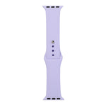 Bracelet de montre de remplacement en silicone, section courte (femme), pour Apple Watch Series 8&7 41mm / SE 2&6&SE&5&4 40mm / 3&2&1 38mm, pour Apple Watch Ultra 49mm / Series 8&7 45mm / SE 2&6&SE&5&4 44mm / 3&2&1 42mm