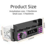 Autoradio Bluetooth SWM D3400 avec lecteur MP3, prise en charge de l'assistant vocal intelligent et de la radio FM
