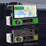 Autoradio Bluetooth SWM D3400 avec lecteur MP3, prise en charge de l'assistant vocal intelligent et de la radio FM