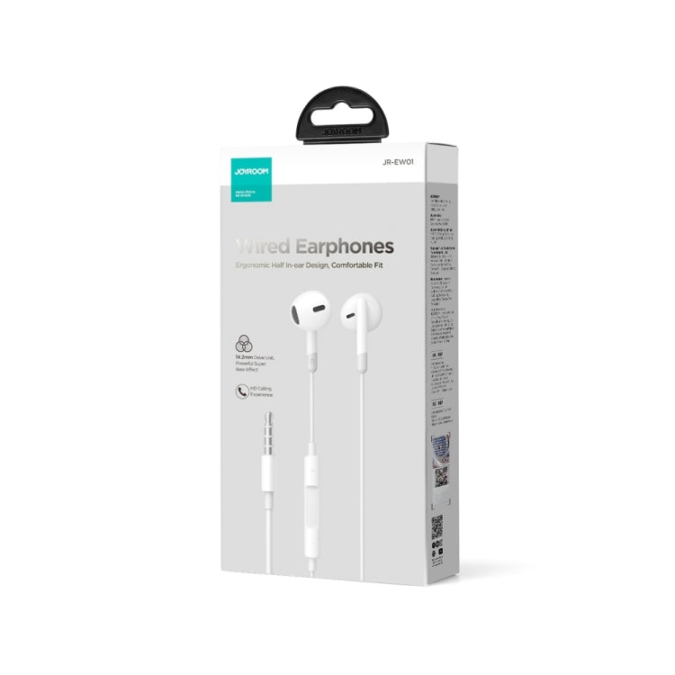 JOYROOM JR-EW01 Écouteurs filaires semi-intra-auriculaires 3,5 mm, Longueur : 1,2 m, JR-EW01