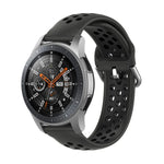 Bracelet de rechange en silicone bicolore, pour Samsung Galaxy Watch 46mm / Gear S3, pour Huawei Watch GT2 / Honor Magic Watch 2 46mm