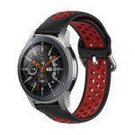 Bracelet de rechange en silicone bicolore, pour Samsung Galaxy Watch 46mm / Gear S3, pour Huawei Watch GT2 / Honor Magic Watch 2 46mm
