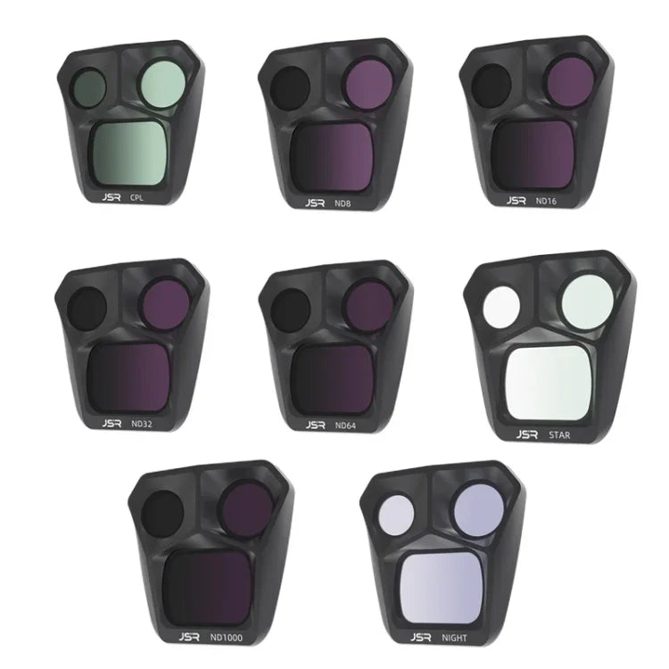 Filtres d'objectif JSR GB 8 en 1 CPL ND8 ND16 ND32 ND64 STAR ND1000 NIGHT, pour DJI Mavic 3 Pro