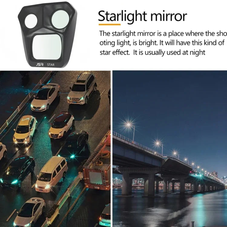 Filtres d'objectif JSR GB 8 en 1 CPL ND8 ND16 ND32 ND64 STAR ND1000 NIGHT, pour DJI Mavic 3 Pro