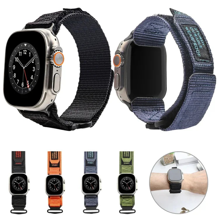 Nylon Two Section Watch Band, For Apple Watch 42mm, For Apple Watch 38mm