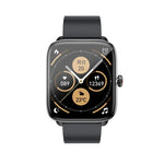 Montre connectée T20 avec bracelet en silicone étanche IP67 de 1,96 pouce, compatible avec les appels Bluetooth double mode et la surveillance de la fréquence cardiaque