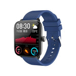 Montre connectée T20 avec bracelet en silicone étanche IP67 de 1,96 pouce, compatible avec les appels Bluetooth double mode et la surveillance de la fréquence cardiaque