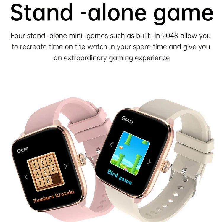 Montre connectée T20 avec bracelet en silicone étanche IP67 de 1,96 pouce, compatible avec les appels Bluetooth double mode et la surveillance de la fréquence cardiaque