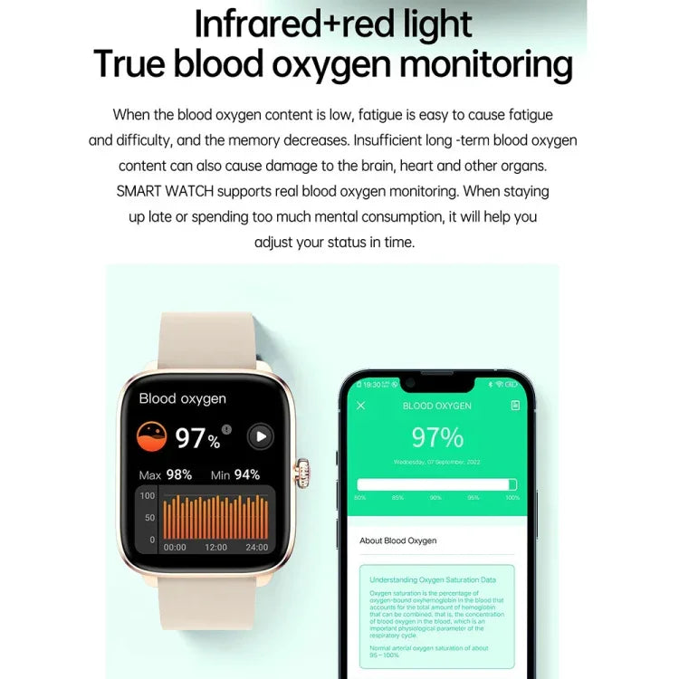 Montre connectée T20 avec bracelet en silicone étanche IP67 de 1,96 pouce, compatible avec les appels Bluetooth double mode et la surveillance de la fréquence cardiaque