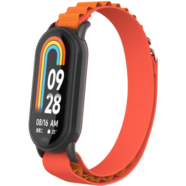Metal Plug Loop Nylon Watch Band, For Xiaomi Mi Band 8