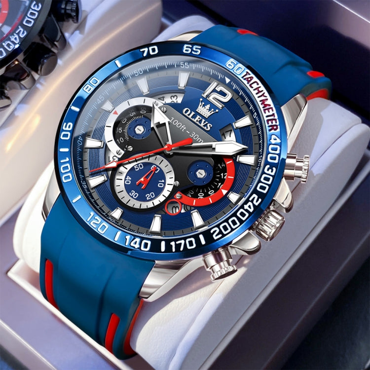 Montre quartz sportive multifonction étanche pour homme OLEVS 9936