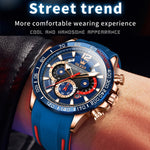 Montre quartz sportive multifonction étanche pour homme OLEVS 9936