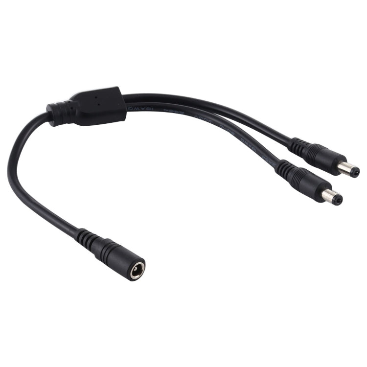 Adaptateur séparateur d'alimentation DC prise femelle 5,5 x 2,1mm vers mâle, câble d'alimentation, 30cm, 70cm
