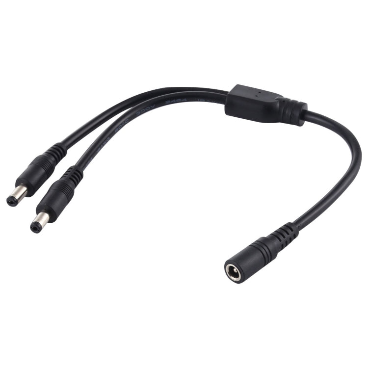 Adaptateur séparateur d'alimentation DC prise femelle 5,5 x 2,1mm vers mâle, câble d'alimentation, 30cm, 70cm