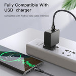 YESIDO CA111 Câble de charge USB 1,2 m 4A vers double Type-C + double 8 broches, CA111