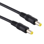 Câble adaptateur connecteur prise d'alimentation DC mâle 5,5 x 2,5mm vers mâle, 50cm, 1m, 1,5m