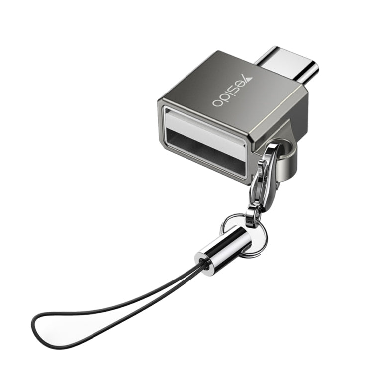 Adaptateur mini-connecteur Yesido GS08 Type-C vers USB 3.0 OTG avec porte-clés