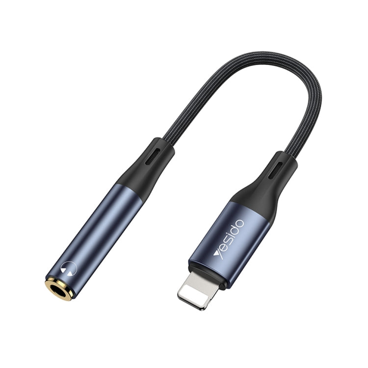 Adaptateur audio Yesido YAU37 8 broches vers jack 3,5 mm, YAU37