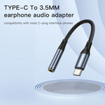 Adaptateur audio Yesido YAU38 Type-C vers jack 3,5 mm femelle, YAU38