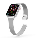 Bracelet de montre milanais en acier inoxydable