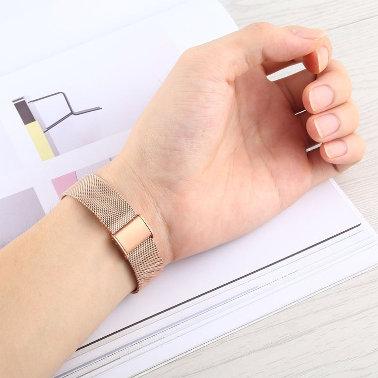 Bracelet de montre milanais en acier inoxydable