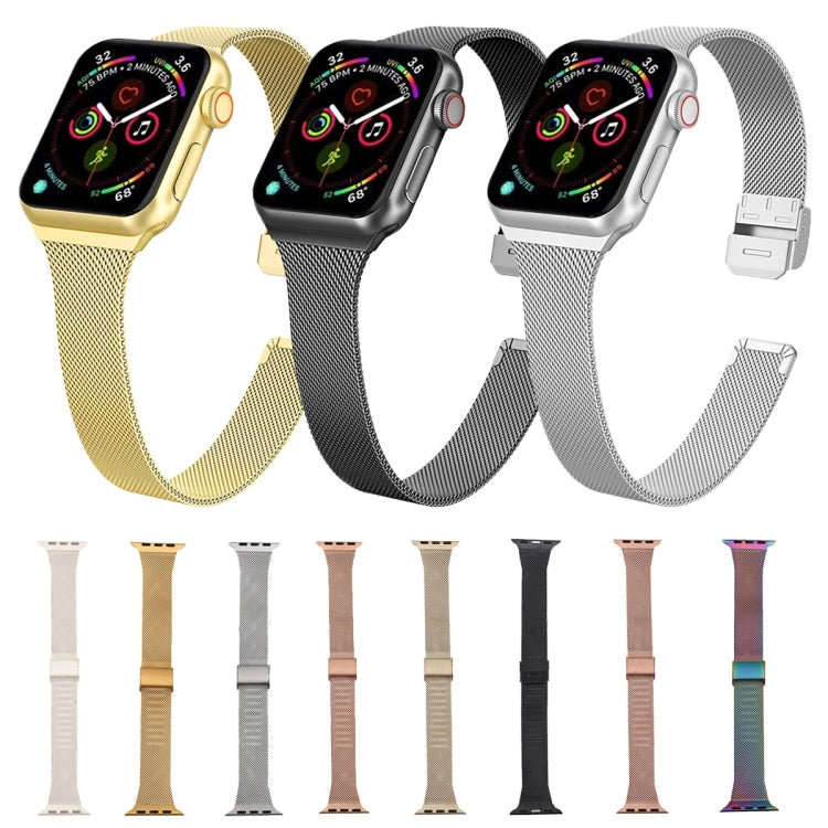 Bracelet de montre milanais en acier inoxydable