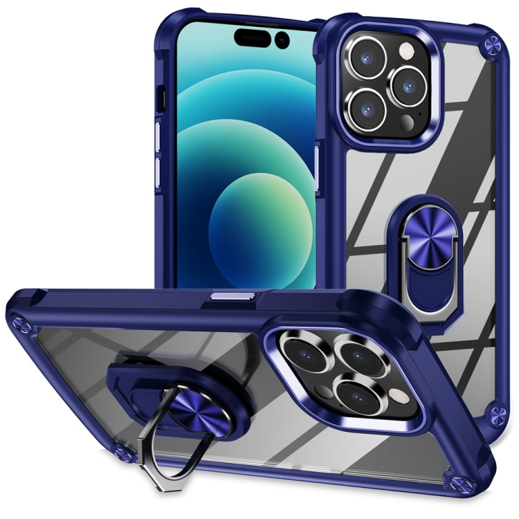 Coque de protection TPU + PC avec porte-anneau, Pour iPhone 17e / 16e, Pour iPhone 17 Pro Max, Pour iPhone 17, Pour iPhone Air, Pour iPhone 16 Pro Max, Pour iPhone 16 Pro, Pour iPhone 16 Plus, Pour iPhone 16
