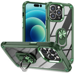 Coque de protection TPU + PC avec porte-anneau, Pour iPhone 17e / 16e, Pour iPhone 17 Pro Max, Pour iPhone 17, Pour iPhone Air, Pour iPhone 16 Pro Max, Pour iPhone 16 Pro, Pour iPhone 16 Plus, Pour iPhone 16