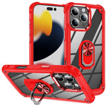 Coque de protection TPU + PC avec porte-anneau, Pour iPhone 17e / 16e, Pour iPhone 17 Pro Max, Pour iPhone 17, Pour iPhone Air, Pour iPhone 16 Pro Max, Pour iPhone 16 Pro, Pour iPhone 16 Plus, Pour iPhone 16