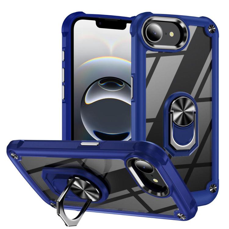 Coque de protection TPU + PC avec porte-anneau, Pour iPhone 17e / 16e, Pour iPhone 17 Pro Max, Pour iPhone 17, Pour iPhone Air, Pour iPhone 16 Pro Max, Pour iPhone 16 Pro, Pour iPhone 16 Plus, Pour iPhone 16