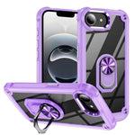 Coque de protection TPU + PC avec porte-anneau, Pour iPhone 17e / 16e, Pour iPhone 17 Pro Max, Pour iPhone 17, Pour iPhone Air, Pour iPhone 16 Pro Max, Pour iPhone 16 Pro, Pour iPhone 16 Plus, Pour iPhone 16